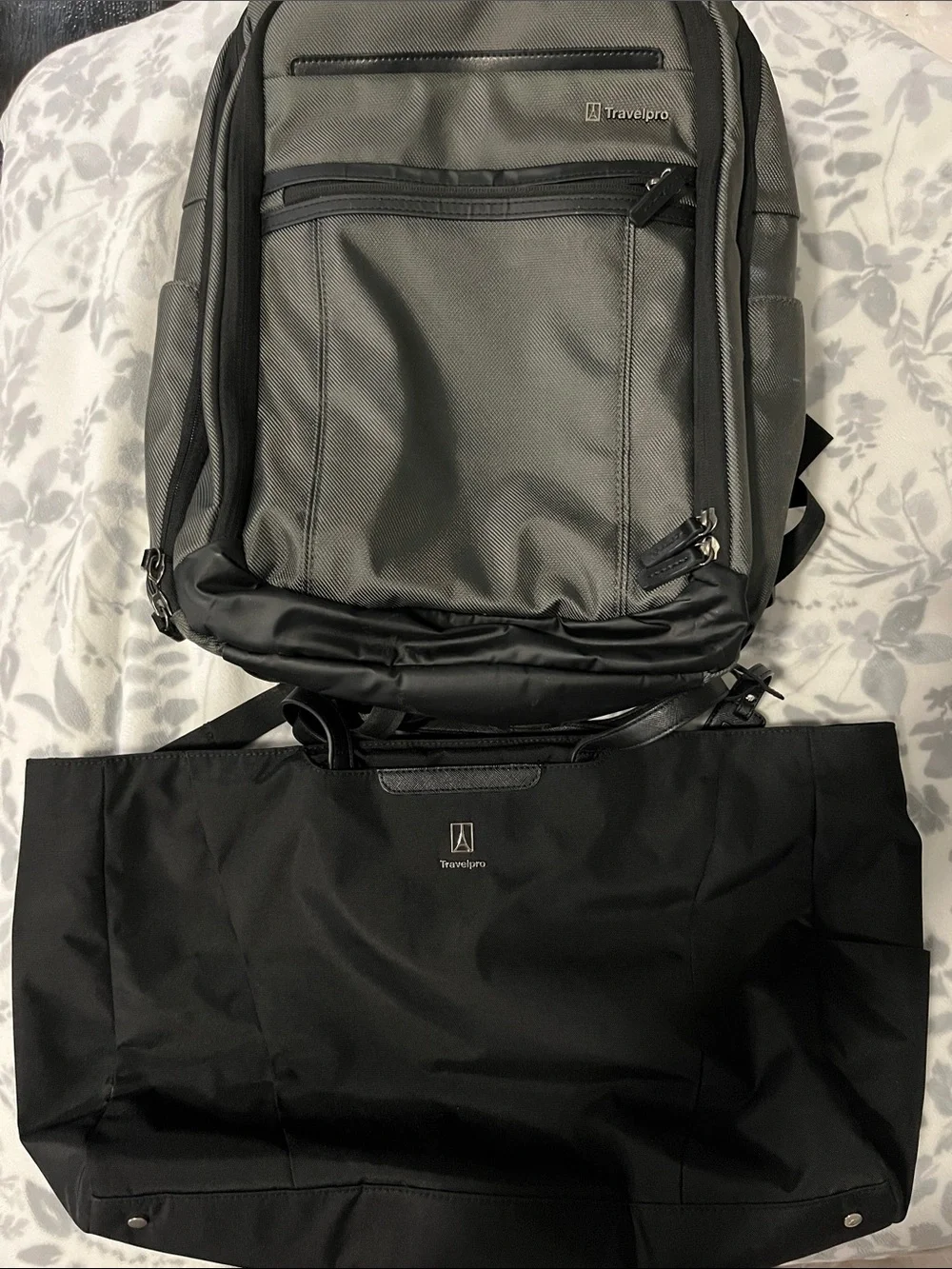 Travelpro Crew Executive Choice 3 Backpack + Tote 2 Piece Travel Set